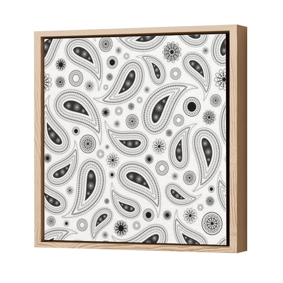 Thumbnail for Canvas - Wood Grain Floating Frame
