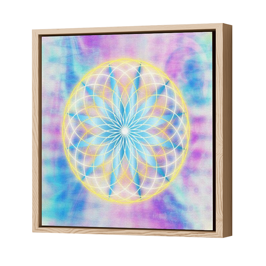 Thumbnail for Canvas - Wood Grain Floating Frame