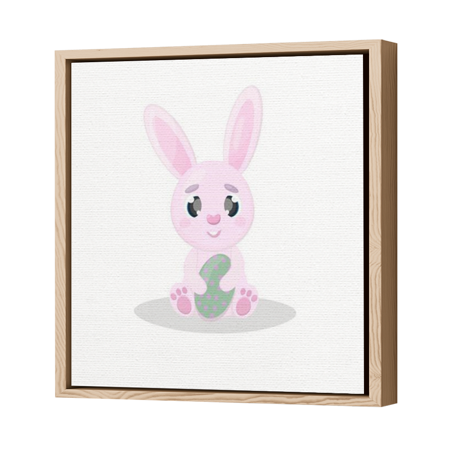 Thumbnail for Canvas - Wood Grain Floating Frame