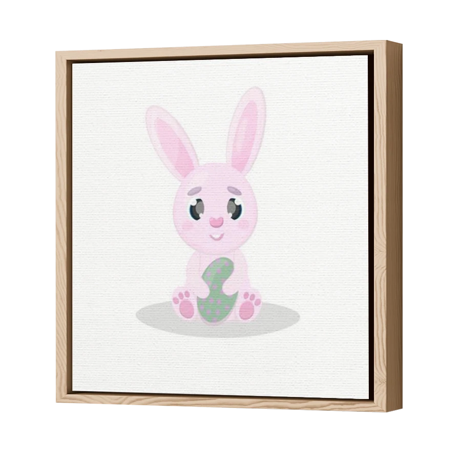 Thumbnail for Canvas - Wood Grain Floating Frame