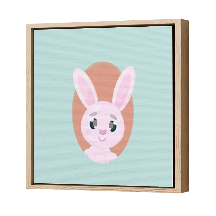 Thumbnail for Canvas - Wood Grain Floating Frame