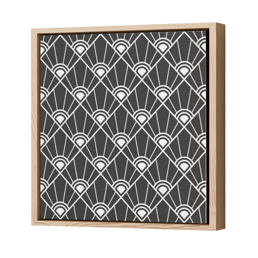 Thumbnail for Canvas - Wood Grain Floating Frame