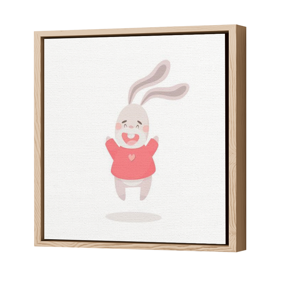Thumbnail for Canvas - Wood Grain Floating Frame