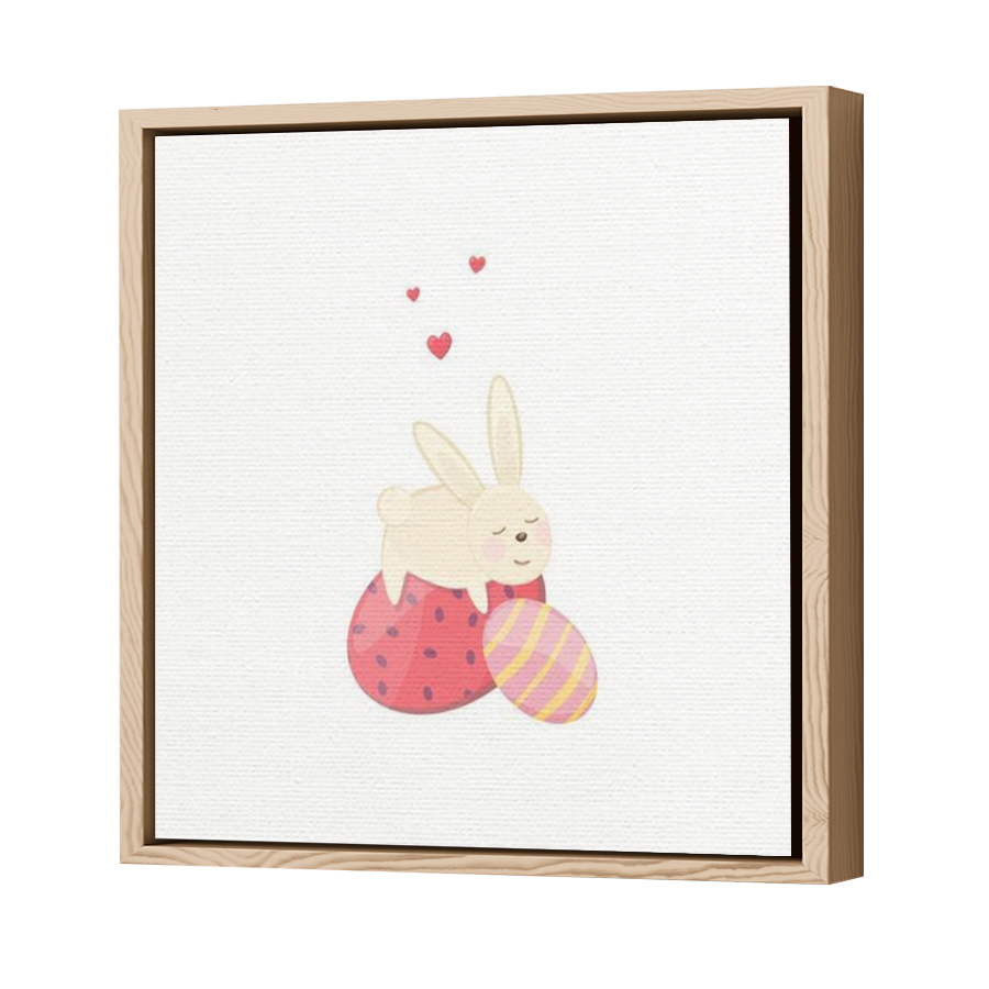 Thumbnail for Canvas - Wood Grain Floating Frame