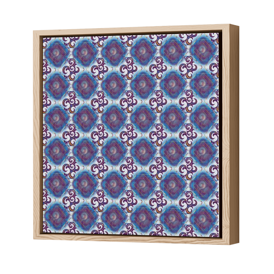Thumbnail for Canvas - Wood Grain Floating Frame