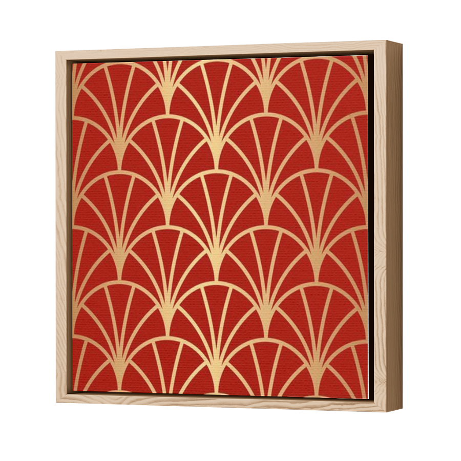 Thumbnail for Canvas - Wood Grain Floating Frame