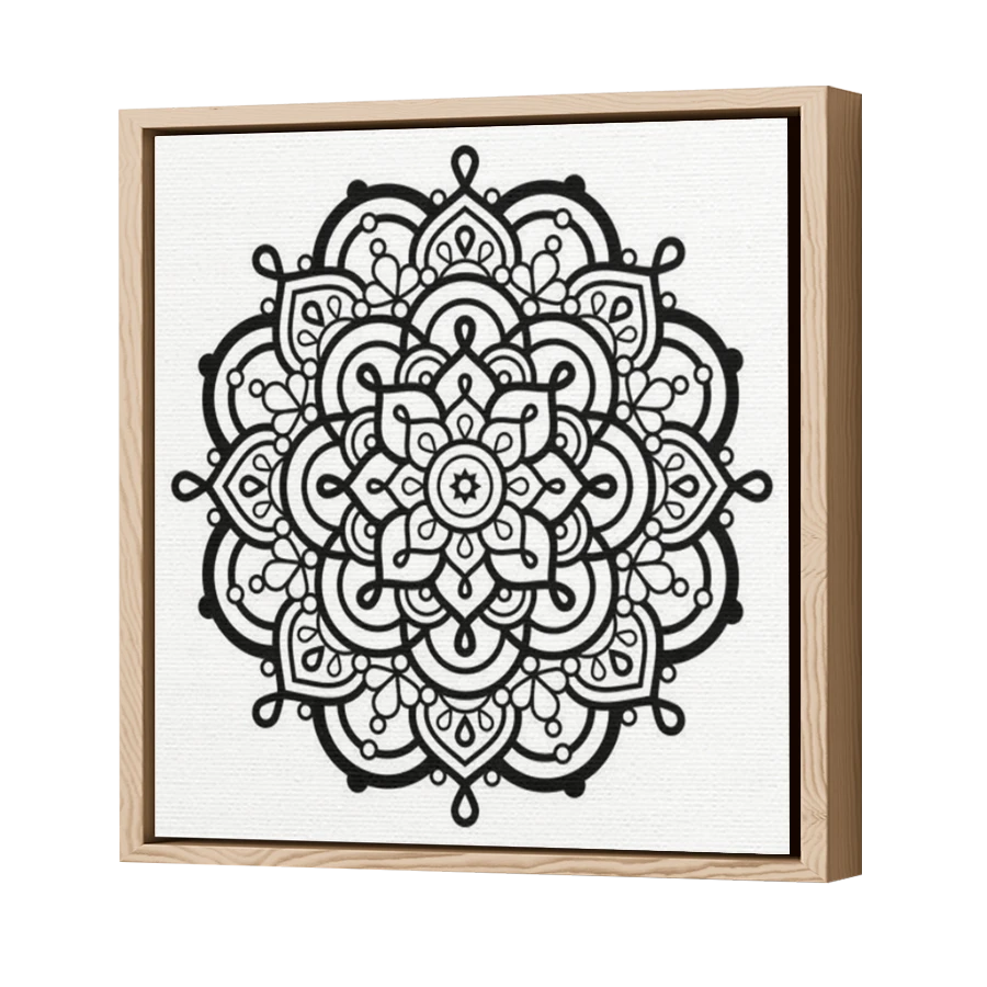 Thumbnail for Canvas - Wood Grain Floating Frame