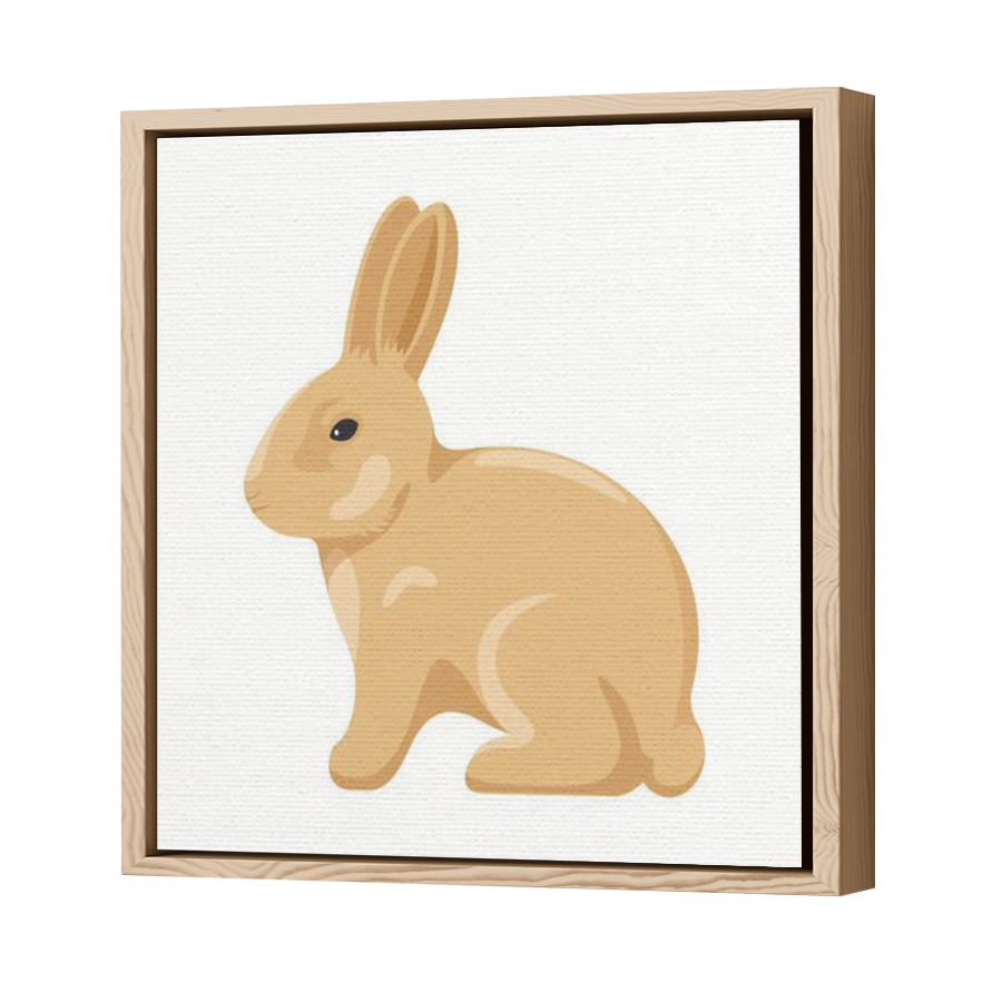 Thumbnail for Canvas - Wood Grain Floating Frame