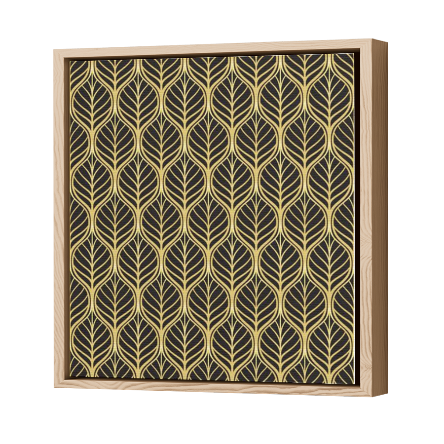 Thumbnail for Canvas - Wood Grain Floating Frame