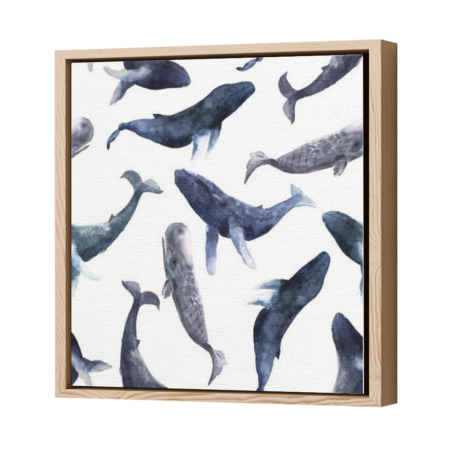 Thumbnail for Canvas - Wood Grain Floating Frame