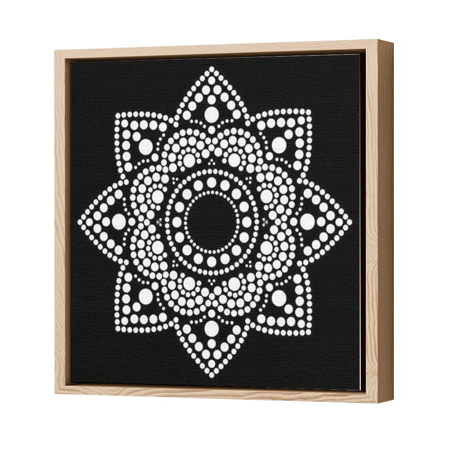 Thumbnail for Canvas - Wood Grain Floating Frame