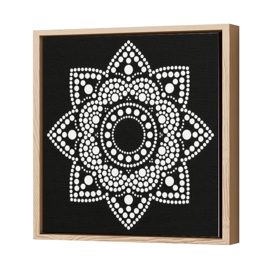 Thumbnail for Canvas - Wood Grain Floating Frame