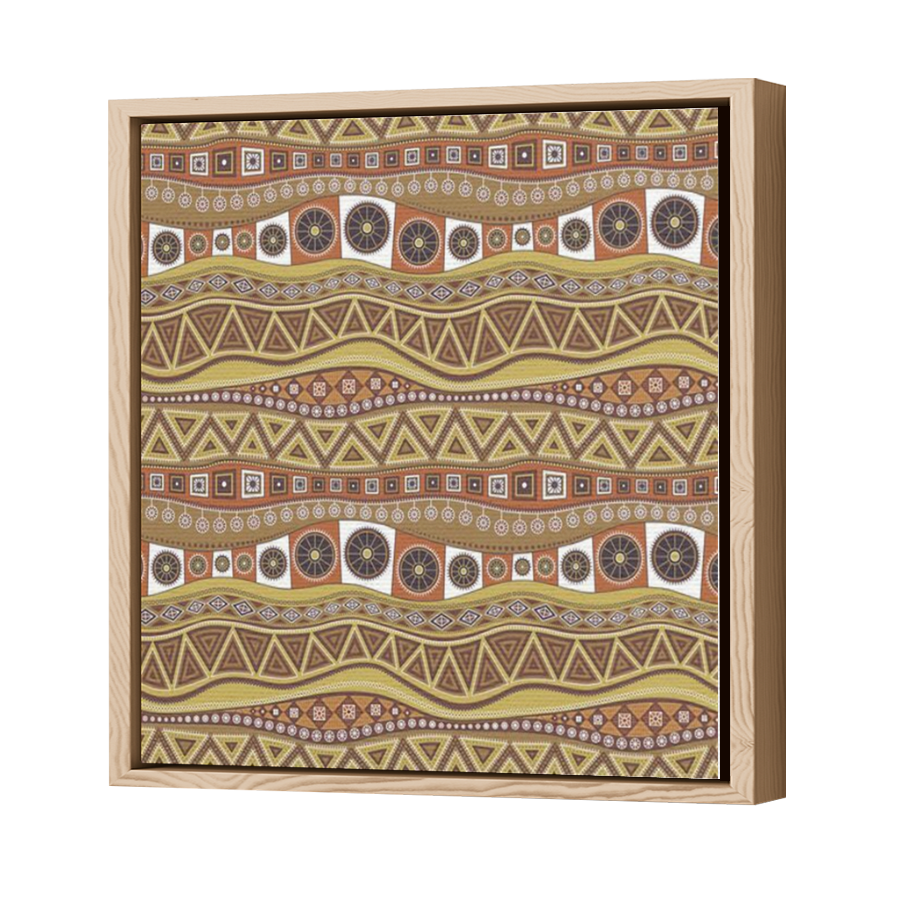 Thumbnail for Canvas - Wood Grain Floating Frame