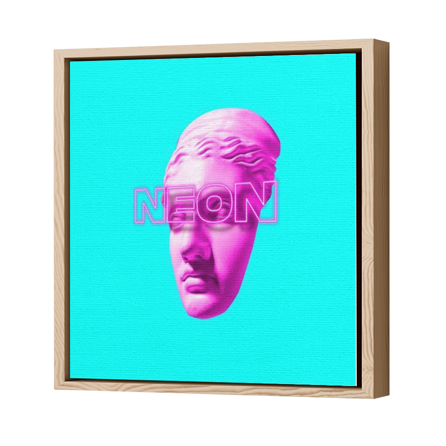 Thumbnail for Canvas - Wood Grain Floating Frame