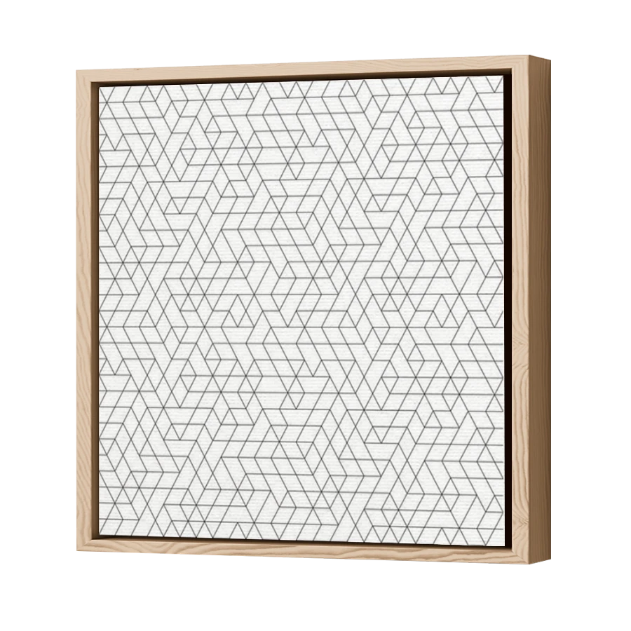 Thumbnail for Canvas - Wood Grain Floating Frame
