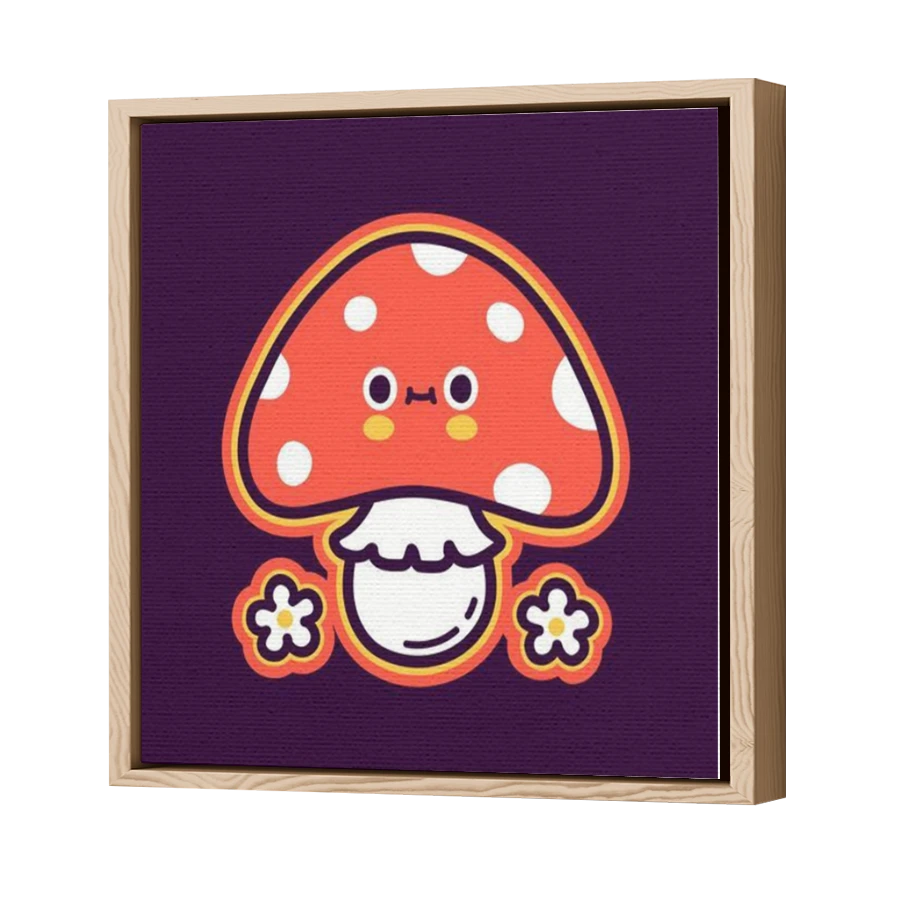 Thumbnail for Canvas - Wood Grain Floating Frame