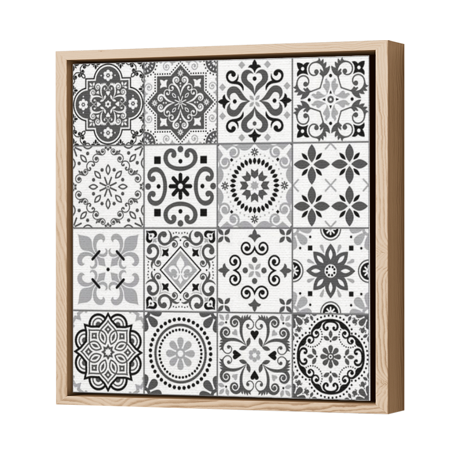 Thumbnail for Canvas - Wood Grain Floating Frame