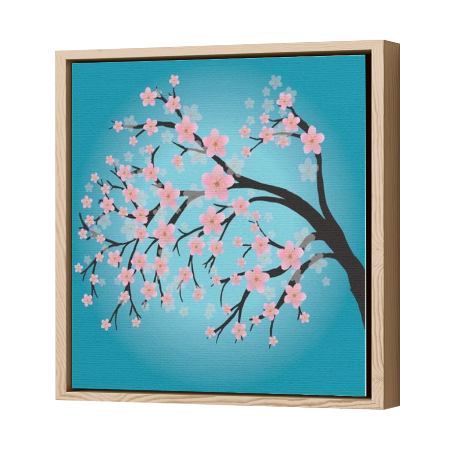 Thumbnail for Canvas - Wood Grain Floating Frame