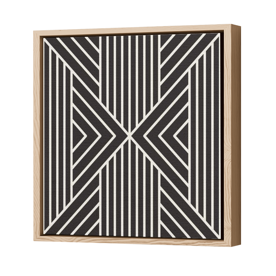 Thumbnail for Canvas - Wood Grain Floating Frame