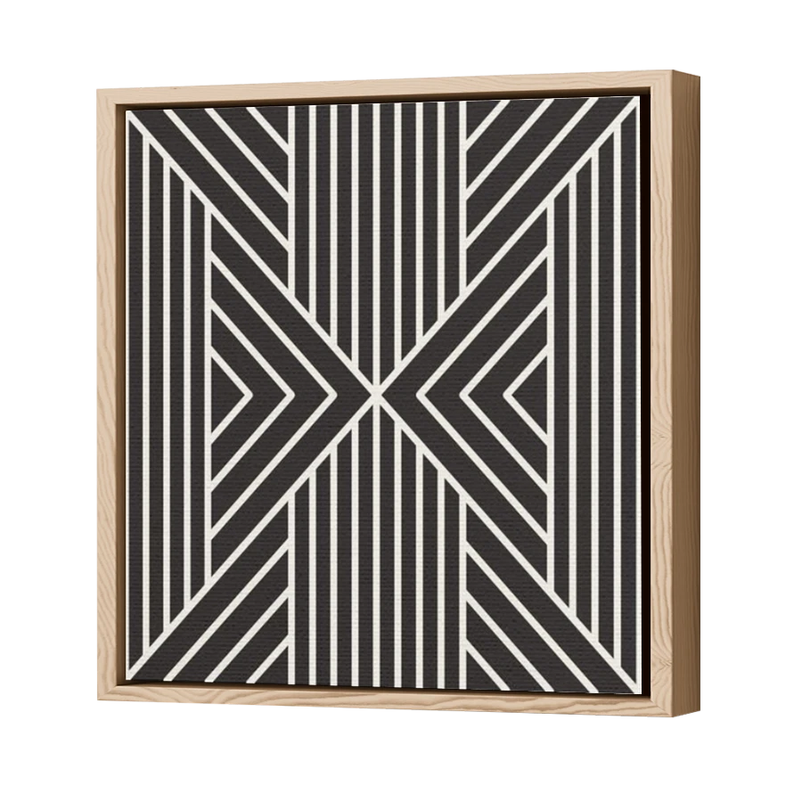 Thumbnail for Canvas - Wood Grain Floating Frame