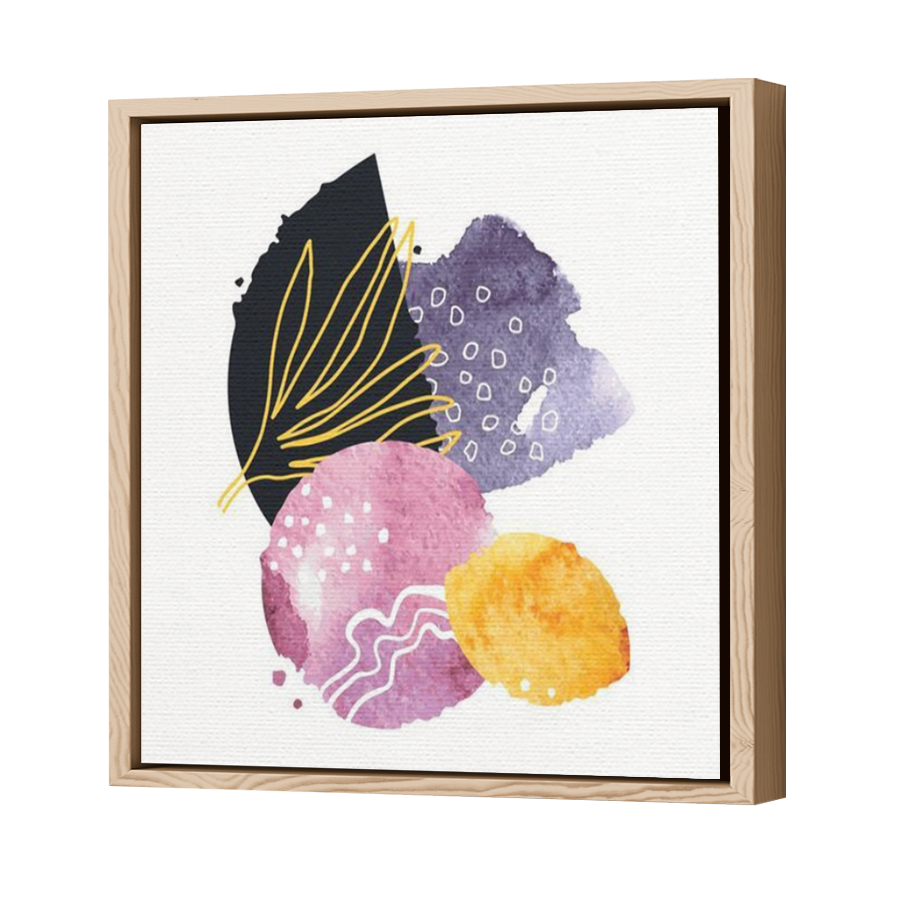 Thumbnail for Canvas - Wood Grain Floating Frame