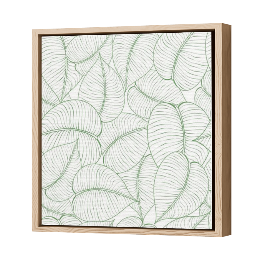 Thumbnail for Canvas - Wood Grain Floating Frame
