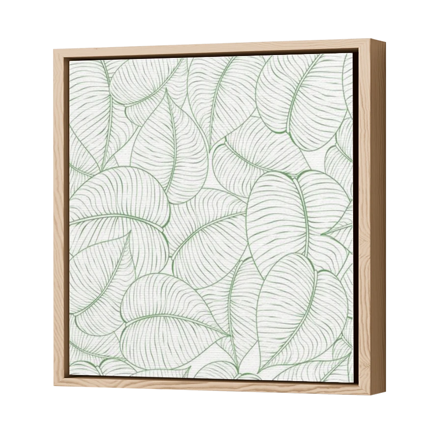 Thumbnail for Canvas - Wood Grain Floating Frame