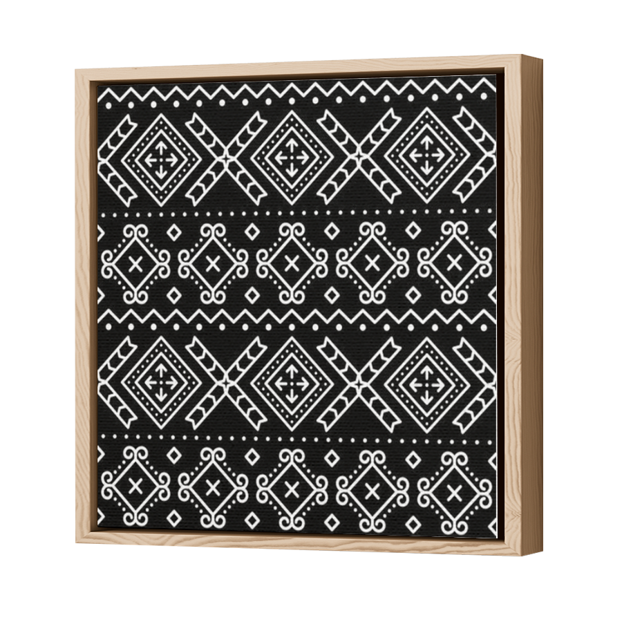 Thumbnail for Canvas - Wood Grain Floating Frame