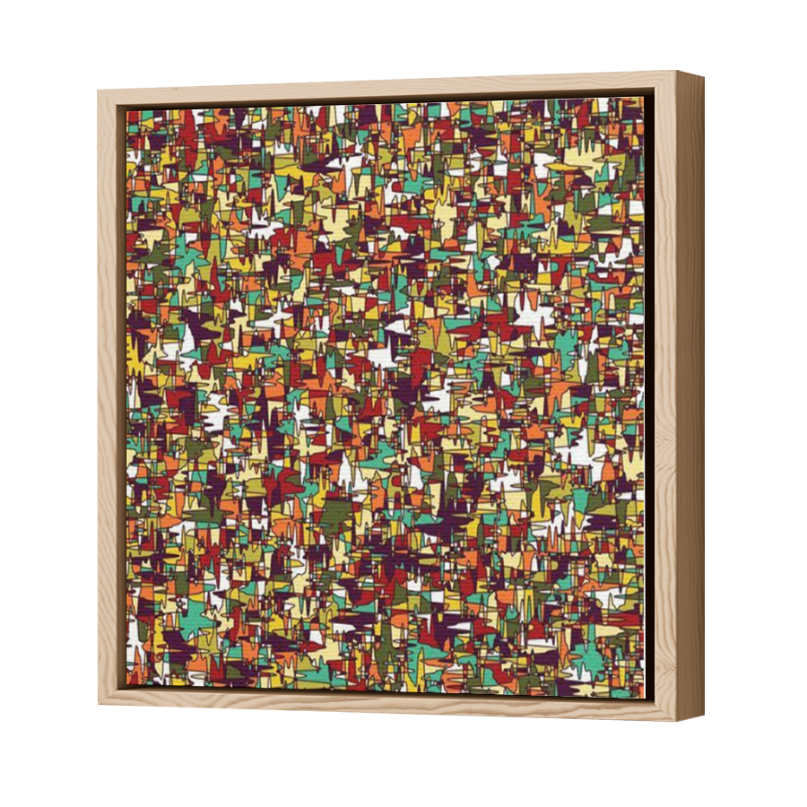 Thumbnail for Canvas - Wood Grain Floating Frame
