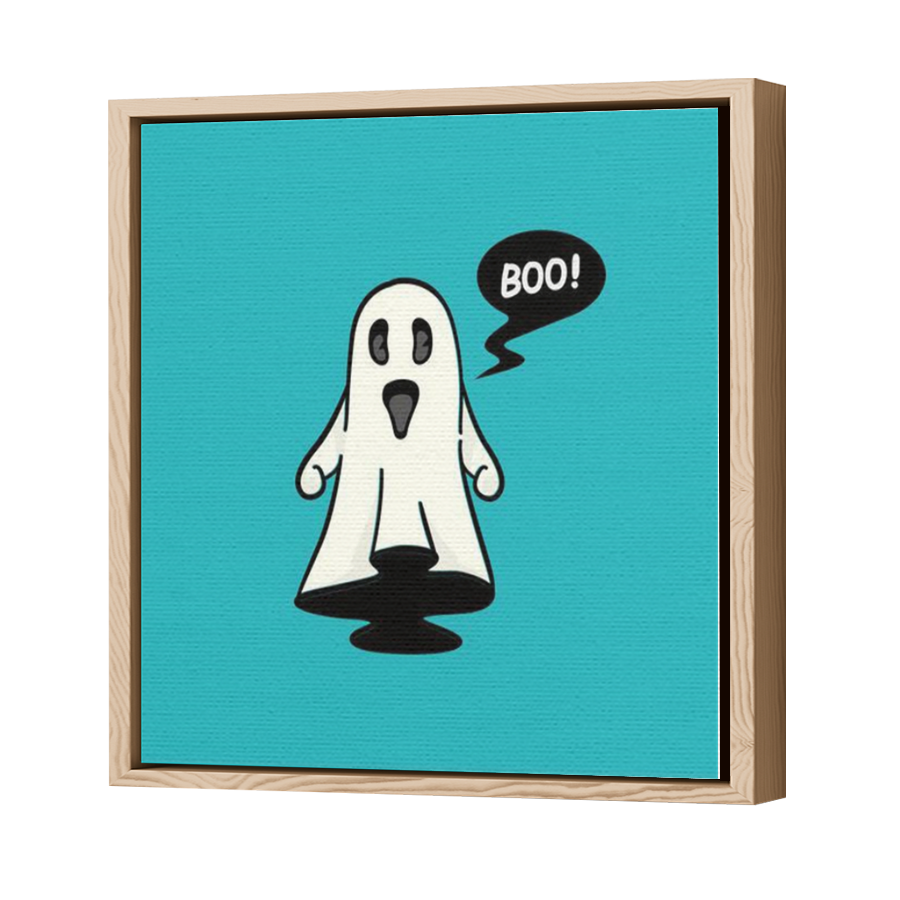 Thumbnail for Canvas - Wood Grain Floating Frame