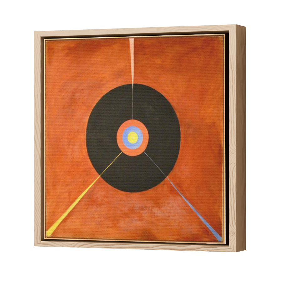 Thumbnail for Canvas - Wood Grain Floating Frame