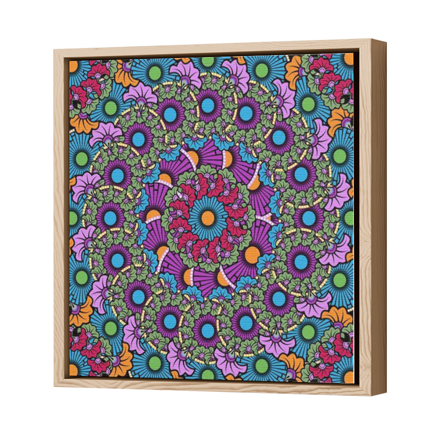 Thumbnail for Canvas - Wood Grain Floating Frame
