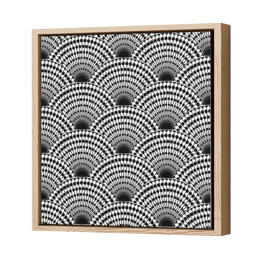 Thumbnail for Canvas - Wood Grain Floating Frame