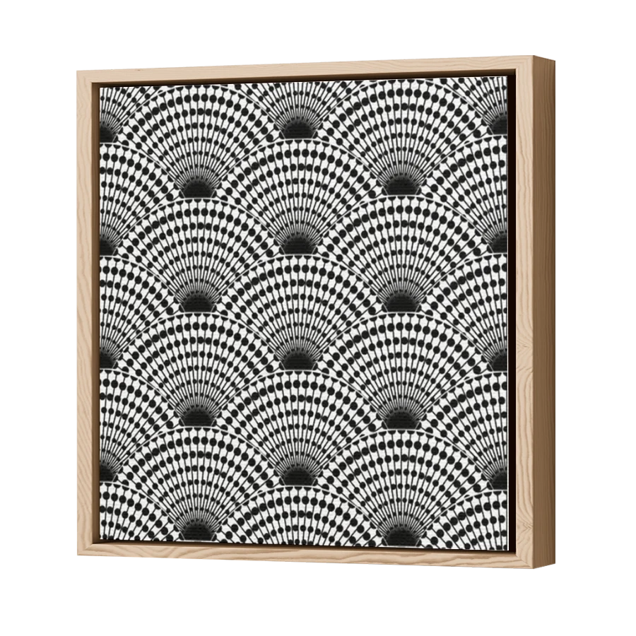 Thumbnail for Canvas - Wood Grain Floating Frame
