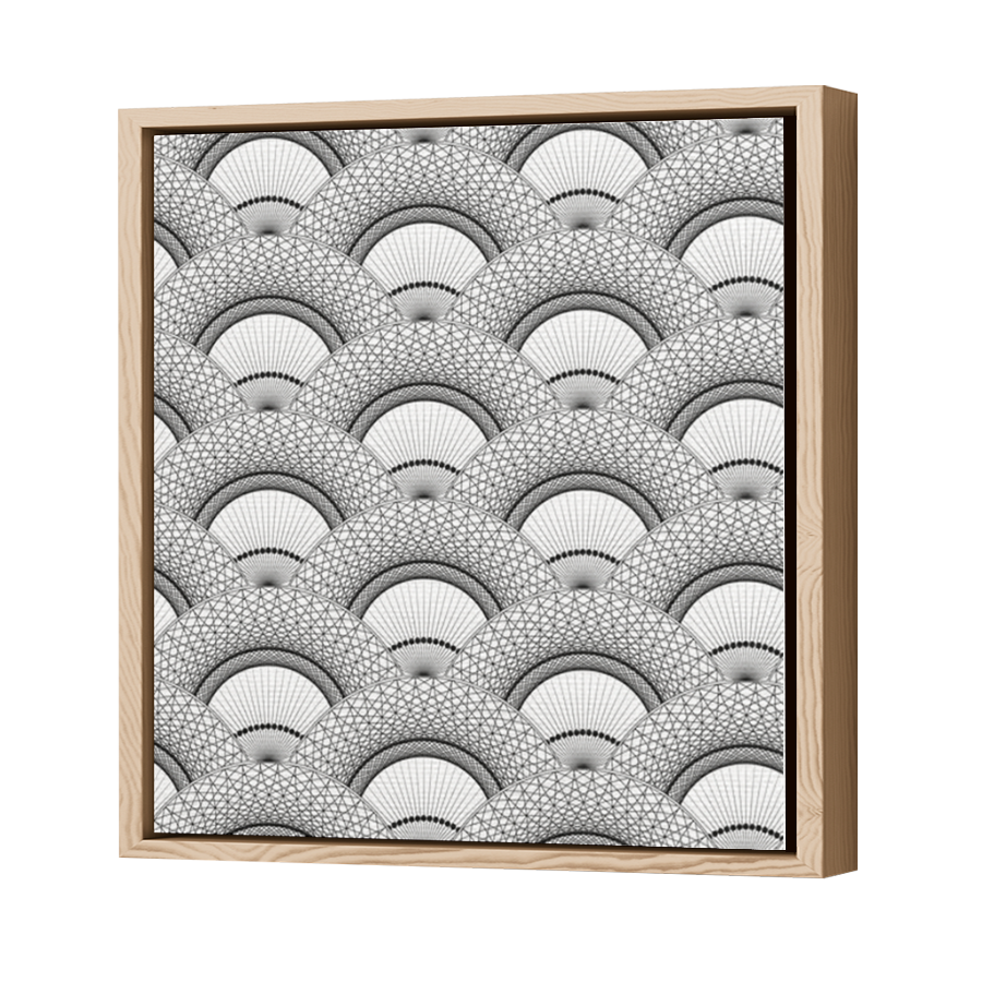 Thumbnail for Canvas - Wood Grain Floating Frame