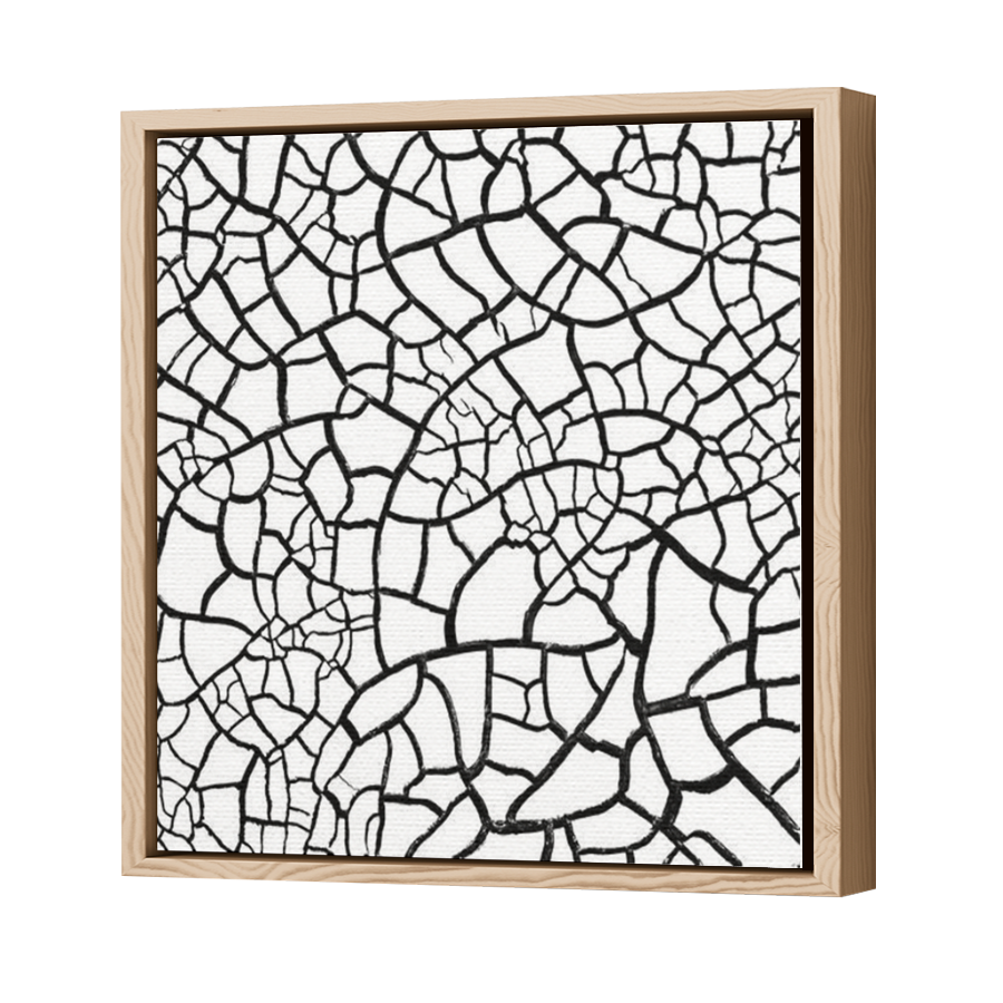 Thumbnail for Canvas - Wood Grain Floating Frame