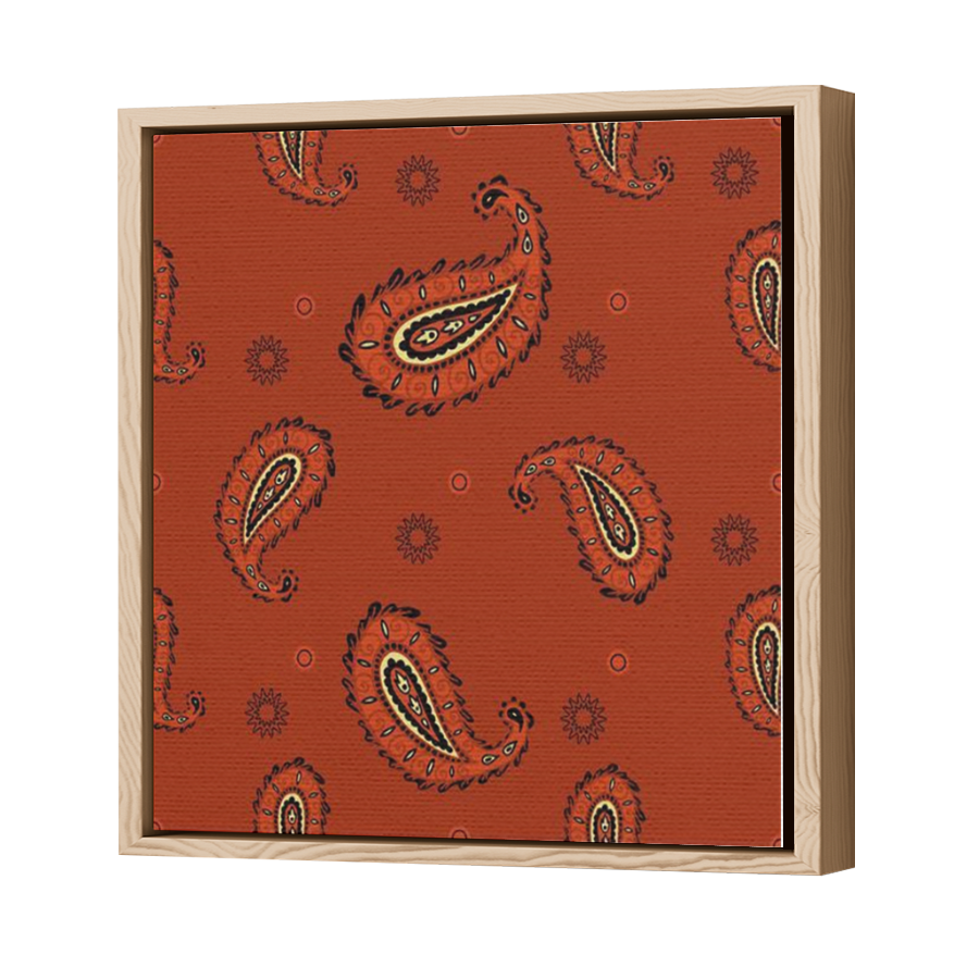 Thumbnail for Canvas - Wood Grain Floating Frame