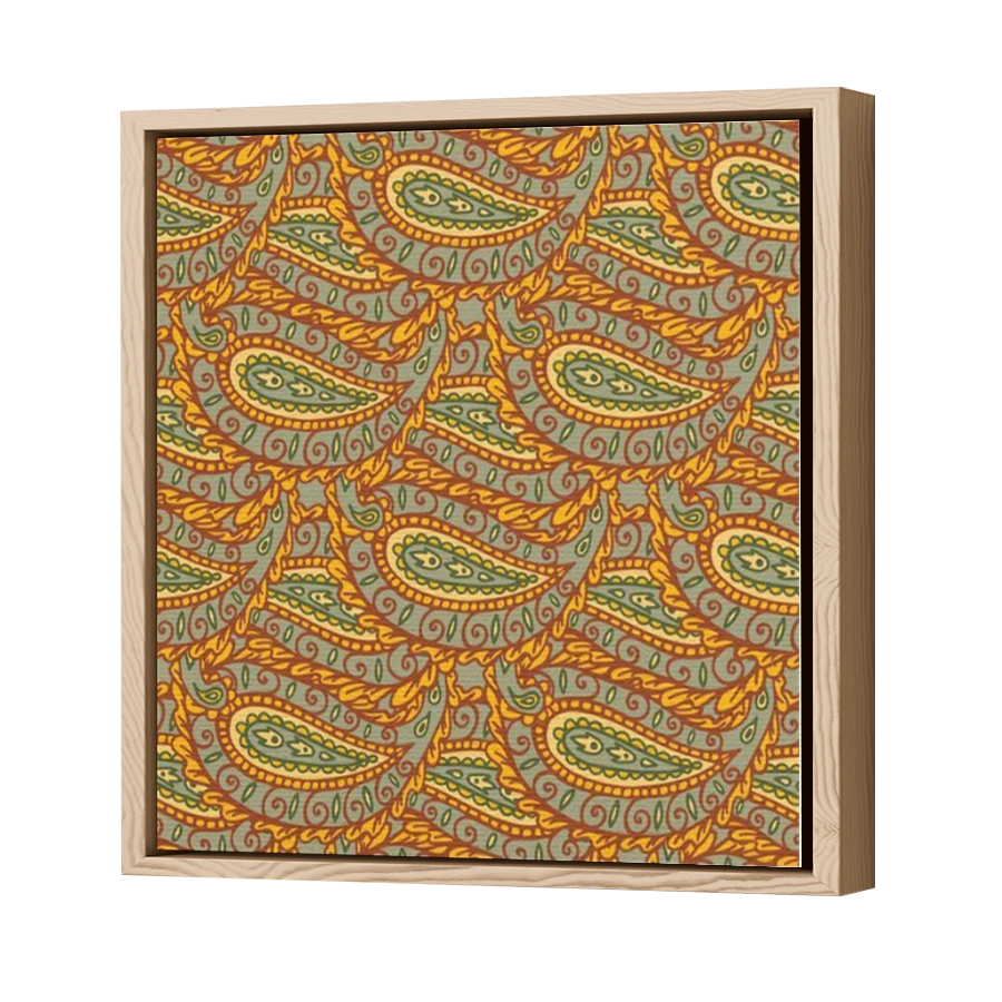 Thumbnail for Canvas - Wood Grain Floating Frame