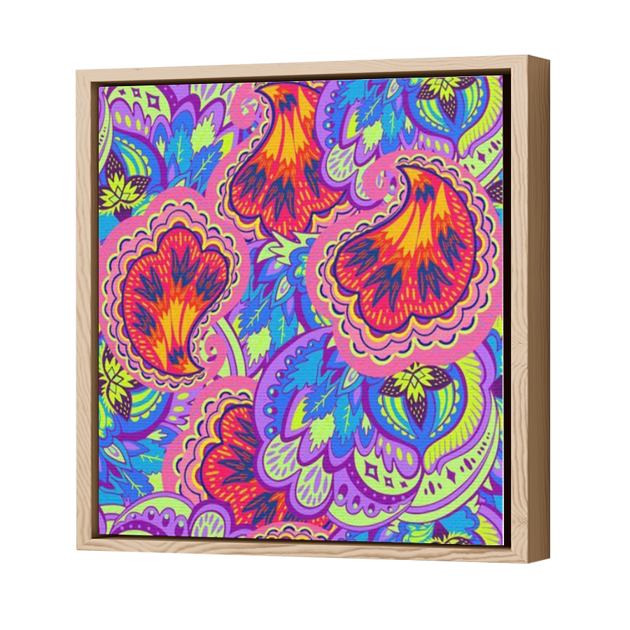 Thumbnail for Canvas - Wood Grain Floating Frame