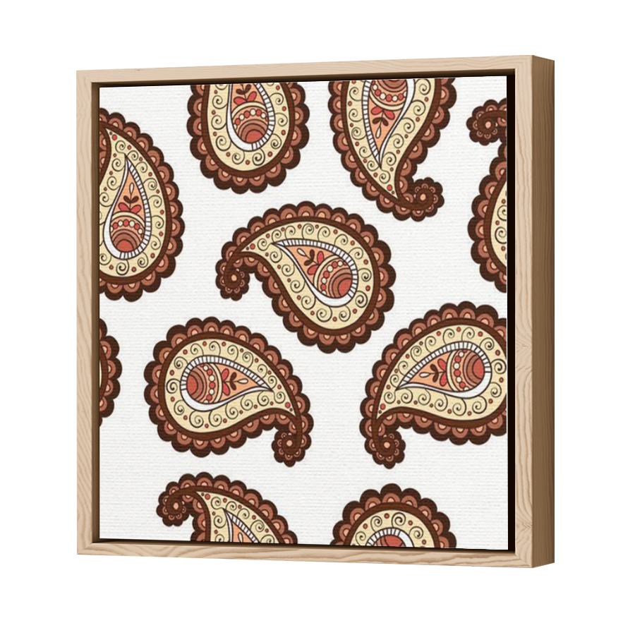 Thumbnail for Canvas - Wood Grain Floating Frame