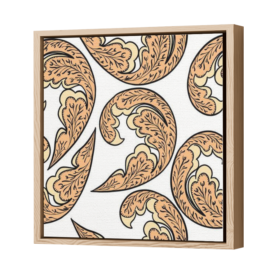 Thumbnail for Canvas - Wood Grain Floating Frame