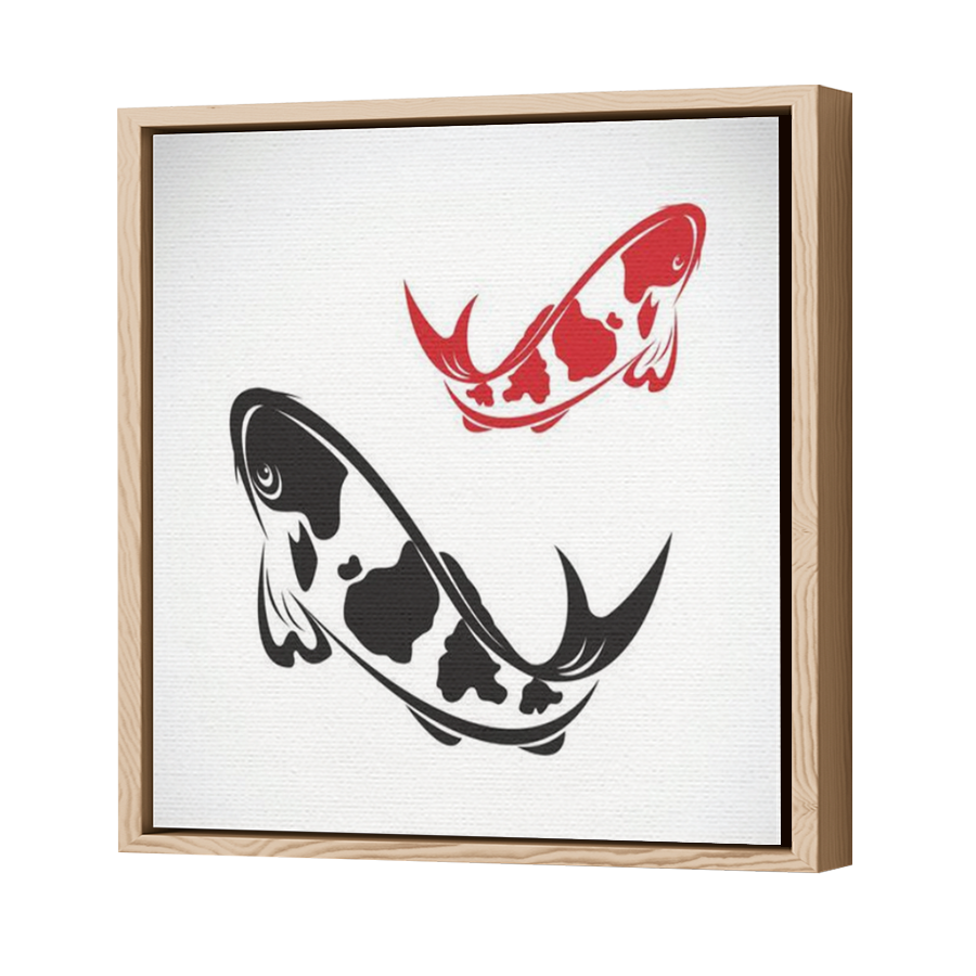Thumbnail for Canvas - Wood Grain Floating Frame