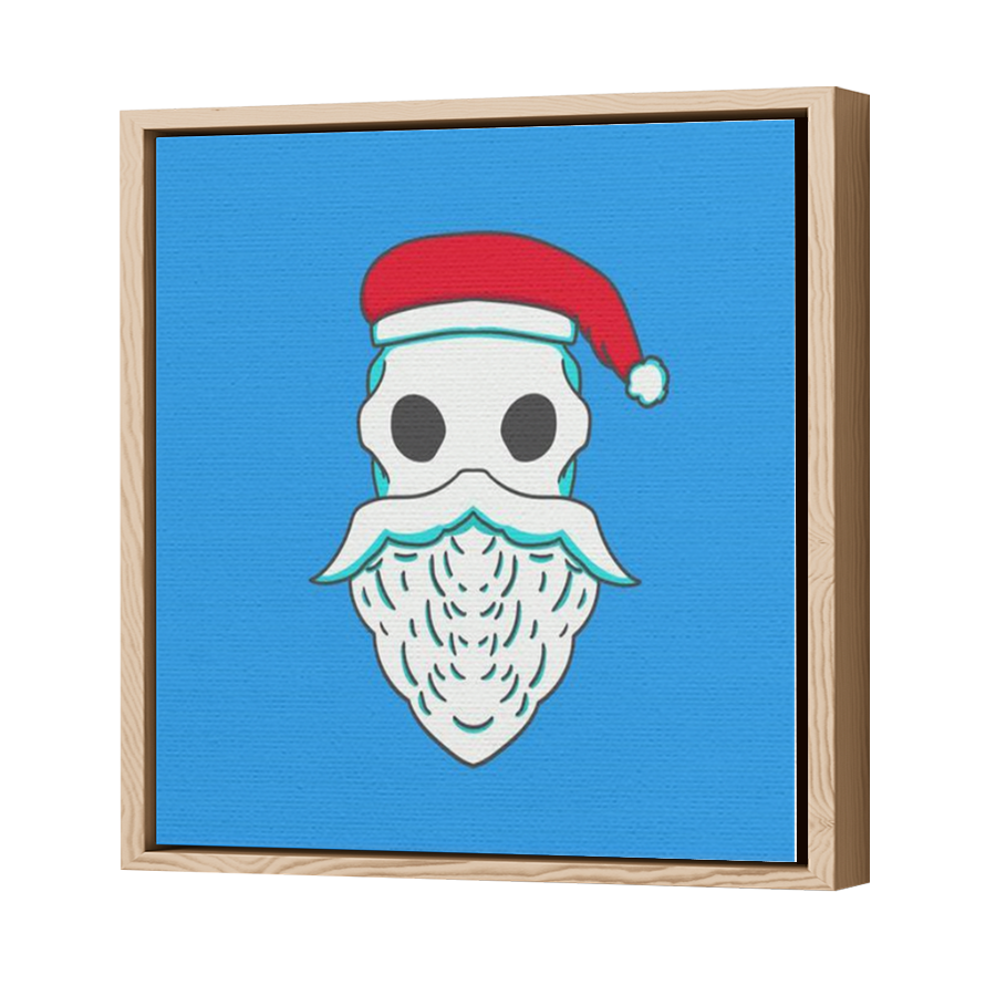 Thumbnail for Canvas - Wood Grain Floating Frame