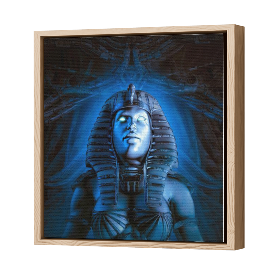 Thumbnail for Canvas - Wood Grain Floating Frame