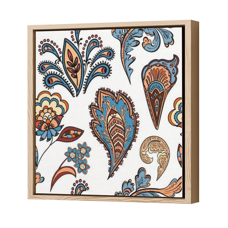 Thumbnail for Canvas - Wood Grain Floating Frame