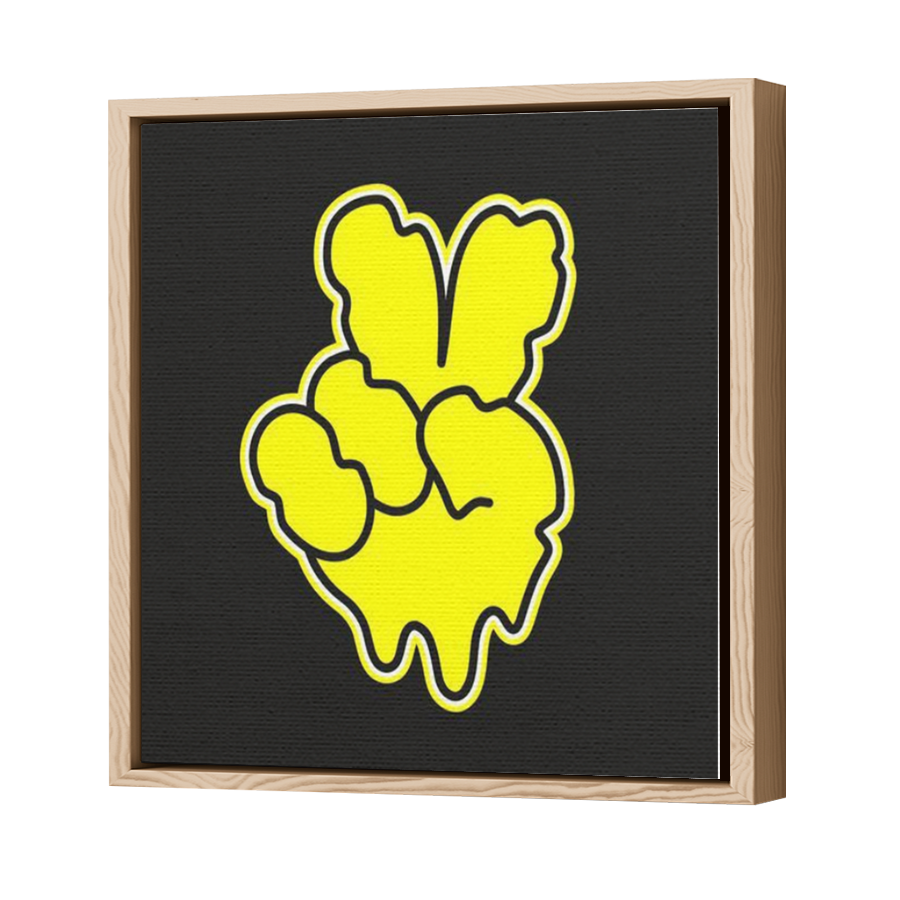 Thumbnail for Canvas - Wood Grain Floating Frame