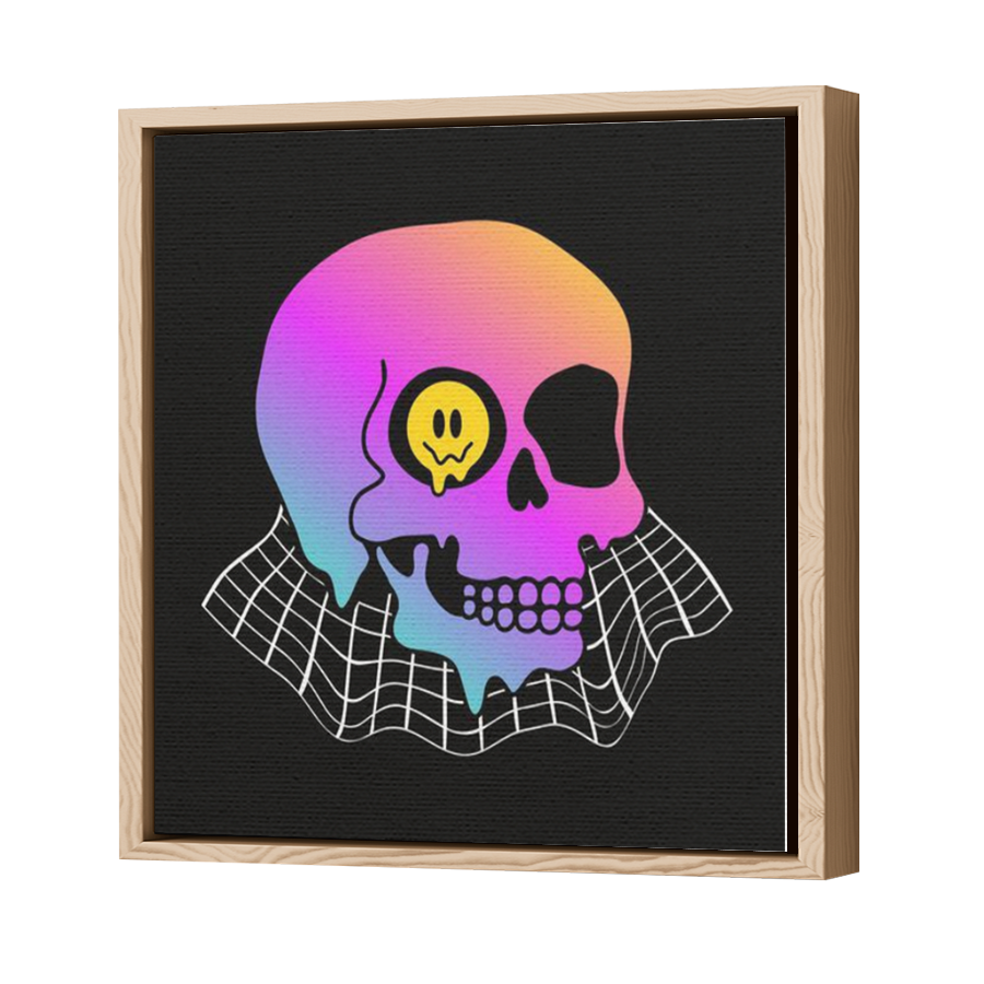 Thumbnail for Canvas - Wood Grain Floating Frame