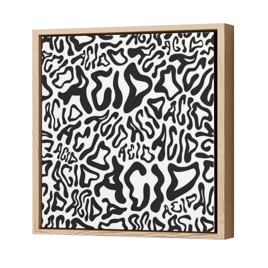 Thumbnail for Canvas - Wood Grain Floating Frame