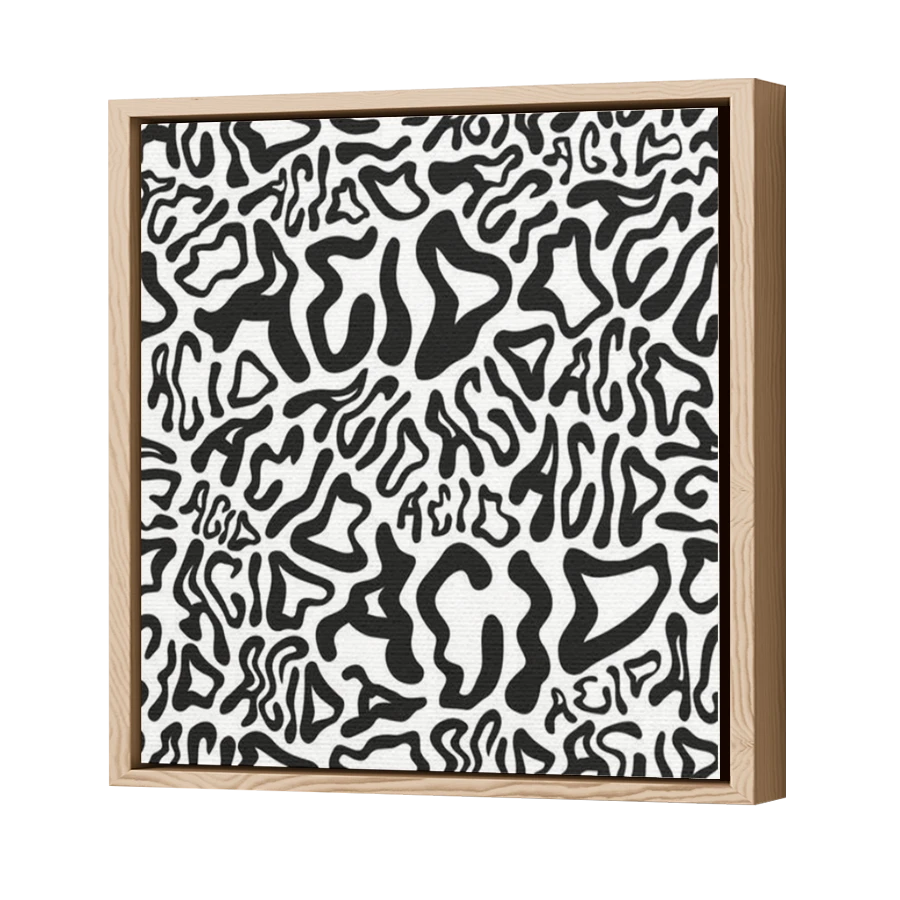 Thumbnail for Canvas - Wood Grain Floating Frame