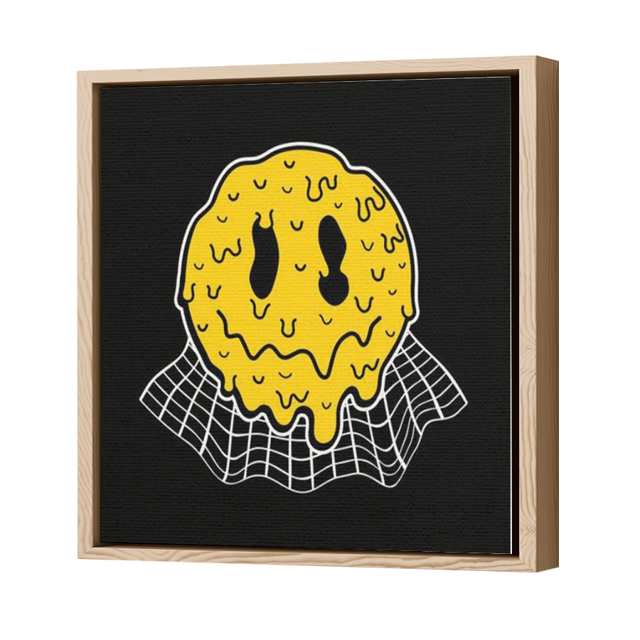 Thumbnail for Canvas - Wood Grain Floating Frame